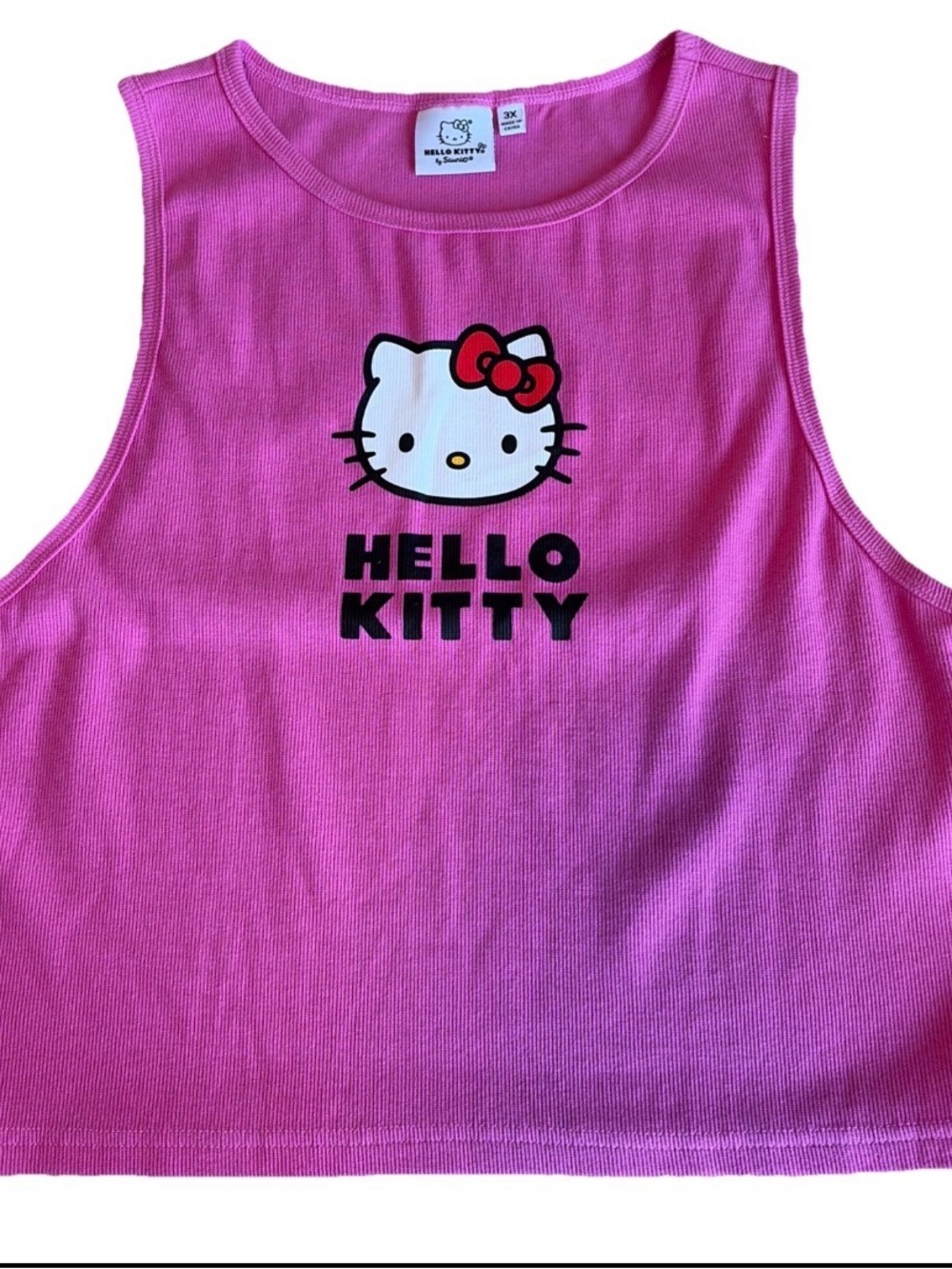 Hello KittyX Forever 21 Hello Kitty Fushia Pink Tank 3X
